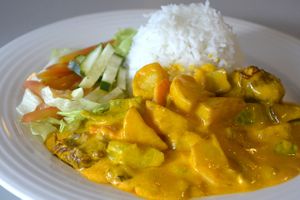 Japanese curry rice at Caffe Dolce in Metro Manila