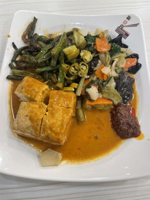 $4.50 - rice $1  at e Veg - Marina Square - 益素食 in Central Singapore