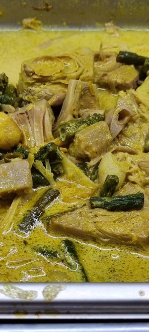 Nangka Lemak (young jackfruit)  at Peranakan Vegetarian in Central Singapore