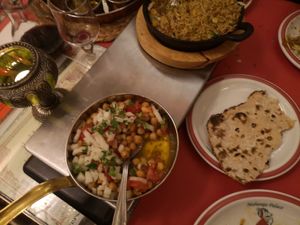 The chickpeas "curry" at Maharajare in Liege