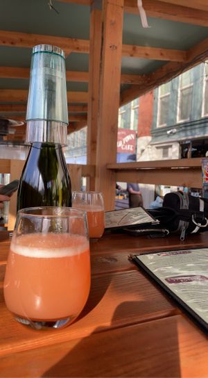 Grapefruit Mimosa   at Old Town Cafe in Bellingham