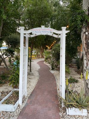 Entrance  at Key Largo Conch House in Key Largo