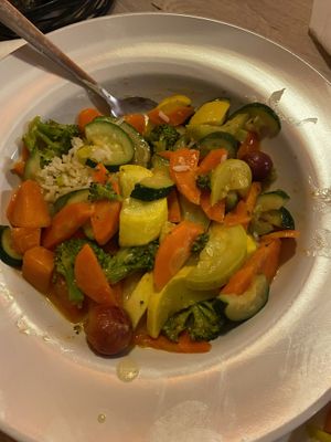 (Vegan) Veggie curry  at Key Largo Conch House in Key Largo