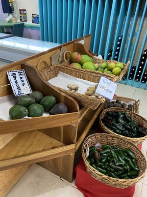 Fresh produce  at Super Gourmet in Bocas Del Toro