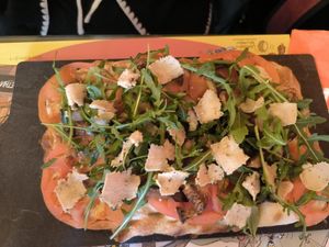 Focaccia fake cheese rucola and veggie at Uva e Menta - Maybe closed in Trento