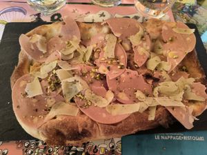 Focaccia fake mortadella at Uva e Menta - Maybe closed in Trento