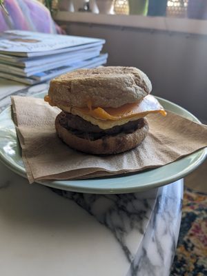 Breakfast Sandwich at Good Vibes Juice & Smoothie in Lake Placid