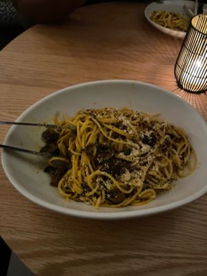 Spaghetti Alla Carbonara at Planta in Bethesda
