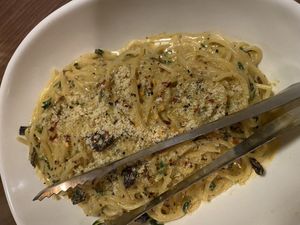 Spaghettini Alla Carbonara  at Planta in Bethesda