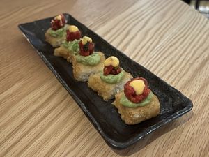 Crispy rice   at Planta in Bethesda