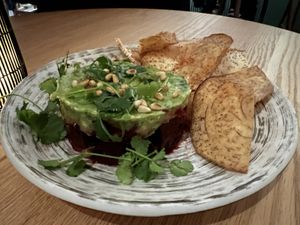 Avocado lime tartare   at Planta in Bethesda