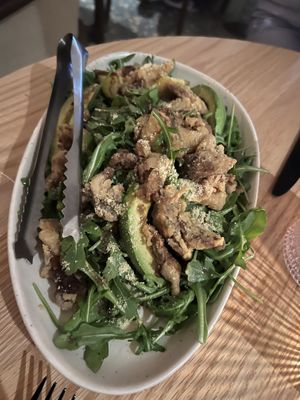 Chickn mushroom salad   at Planta in Bethesda