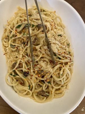 Spaghettini Alla Carbonara  at Planta in Bethesda