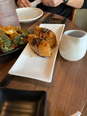 Mushroom bacon inari sushi  at Planta in Bethesda