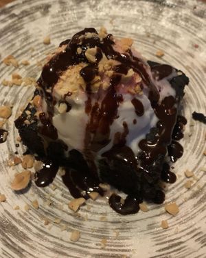 Brownie a la mode.   at Planta in Bethesda