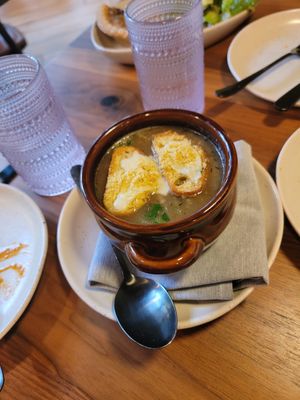 French Onion soup at Planta in Bethesda