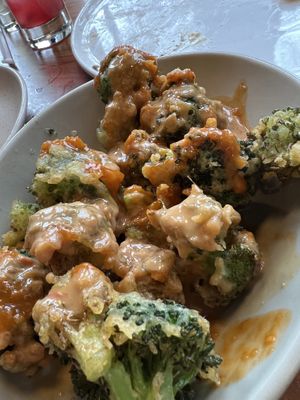 Bang bang broccoli  #Veganuary at Planta in Bethesda