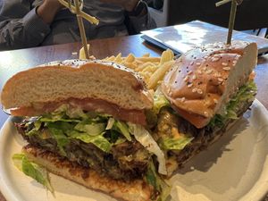 Planta burger #Veganuary at Planta in Bethesda