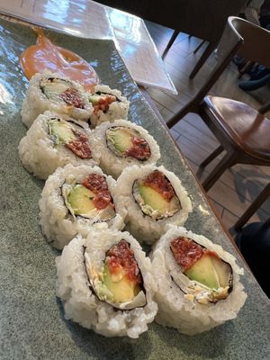 Spicy tune roll #Veganuary at Planta in Bethesda