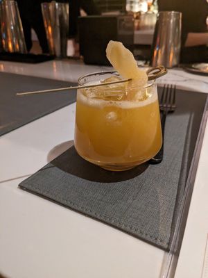 Mezcal me maybe cocktail at Planta in Bethesda