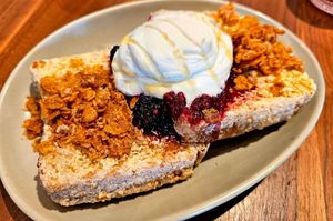 Another angle for good measure (French toast) at Planta in Bethesda