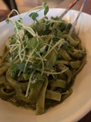 Pea fetuchini   at Planta in Bethesda