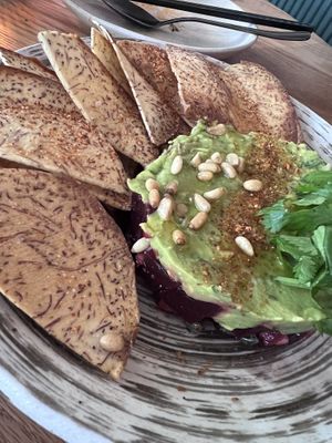 Avocado &beet tartare   at Planta in Bethesda