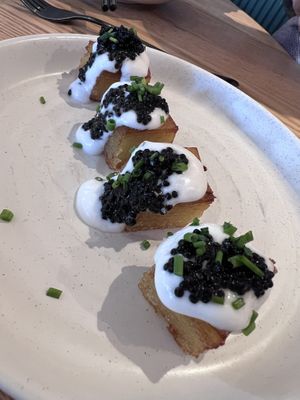 1000 potatoes with sour cream  at Planta in Bethesda