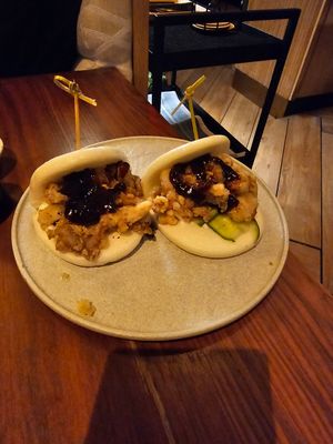 Bao buns at Planta in Bethesda