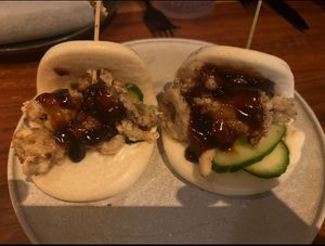 Oyster Mushroom Bao Buns  at Planta in Bethesda