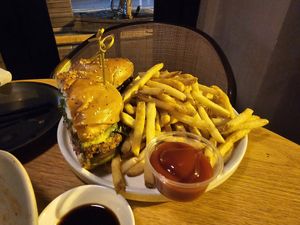 House burger at Planta in Bethesda