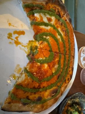 Vodka pizza. Started eating before I remembered to snap a pic!  at Planta in Bethesda