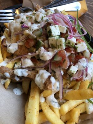 Gyro fries!   at Hot Terrys x Fresh Fries - Pop up in Berlin