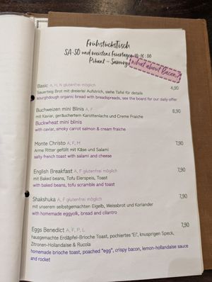 Tisch menu 7 at Tisch in Vienna