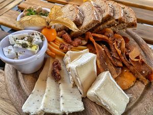 Cheese & meat board    at Tisch in Vienna