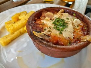 Eggplant parmigiana    at Tisch in Vienna