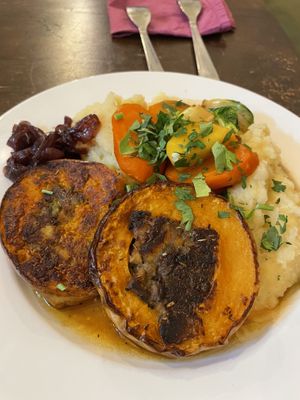 Kürbis potato (special dish of the day)  at Tisch in Vienna