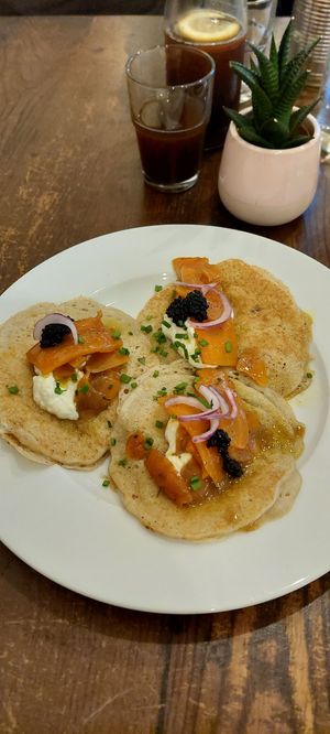 Blinis at Tisch in Vienna