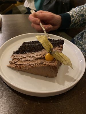 Chocolate cake   at Tisch in Vienna