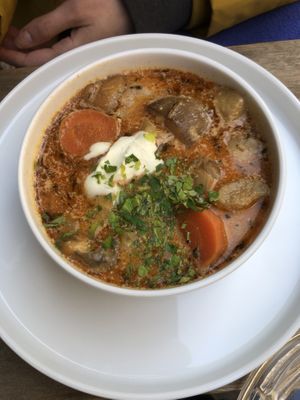 Steinpilzsuppe  at Tisch in Vienna