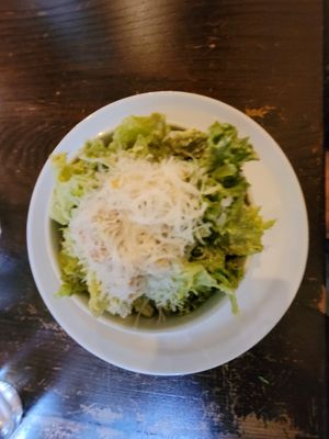 Caesar salad at Tisch in Vienna