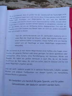 Geben und nehmen 2 at Tisch in Vienna