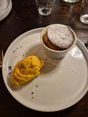 Dessert at Tisch in Vienna