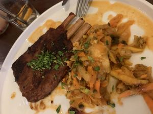 Spareribs (even our omni friends were amazed)  at Tisch in Vienna