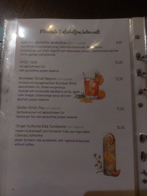 Mocktails at Tisch in Vienna