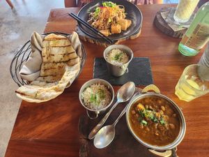 Not to authentic Indian and Thai. Chana mañana. at YUM YUM - BY George in Playa Del Carmen