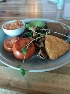 Vegan Brekky at Breathe Easy Cafe in Rothwell