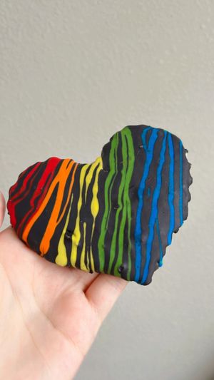 Pride sugar cookie 🌈  at Sugar Babe Bakery in Pullman