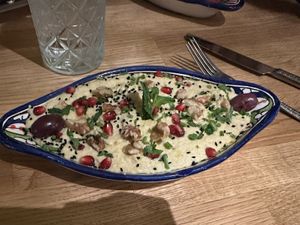 Hummus   at Ya Habibi in Graz