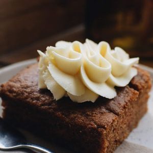 Carrot cake at WYLDE Coffee in Heswall